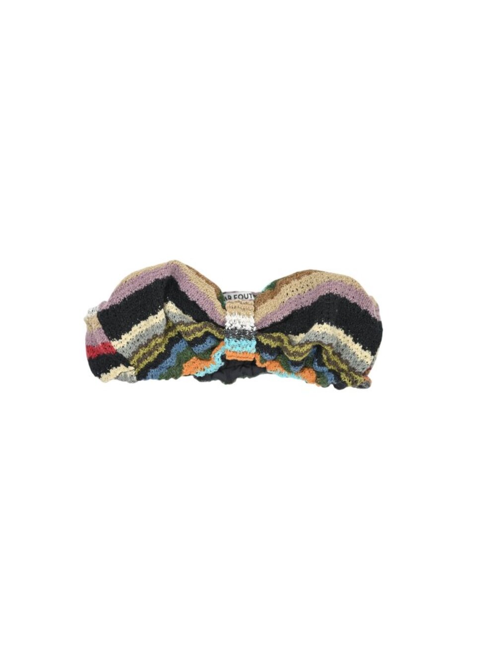 Fait Par Foutch Raven Bandeau in Rio Stripe